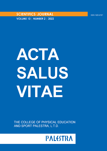 					Náhled Vol 10 No 2 (2022): Acta Salus Vitae
				